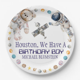Outer Space Verjaardagsfeest Papieren Borden Papieren Bordje