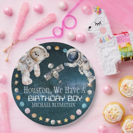 Outer Space Verjaardagsfeest Papieren Borden Papieren Bordje (Feest)