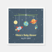 Outer Space Wieg Speelgoed Baby shower Party Suppl Servet (Voorkant)