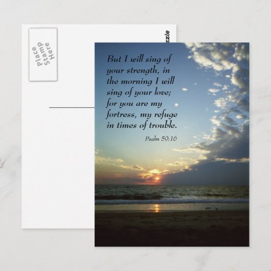 Outerbanks Morning 1 Briefkaart (Voorkant / Achterkant)