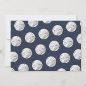 Outerspace Blue 1e verjaardag Save The Date (Achterkant)