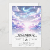 Outerspace Celestial Digitale Verjaardag Kaart (Voorkant / Achterkant)