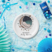 Outerspace Celestial Stars Baby shower Papieren Bordje (Feest)