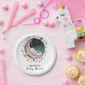 Outerspace Celestial Stars Baby shower Papieren Bordje (Feest)