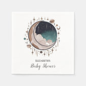 Outerspace Celestial Stars Baby shower Servet (Voorkant)