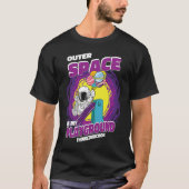 Outerspace Is My Playground Space Astronaut T-shirt (Voorkant)