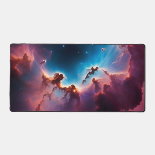 Outerspace Nebula Desk Mat (Voorkant)