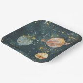 Outerspace Party-Borden Papieren Bordje (Gebogen)