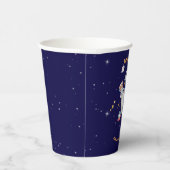 Outerspace Woodland Animals Verjaardag Papieren Bekers (Rechts)