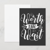 Outfit 'Worth the Wait', aankondiging Rainbow Baby (Voorkant / Achterkant)