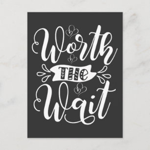 Outfit 'Worth the Wait', aankondiging Rainbow Baby Briefkaart