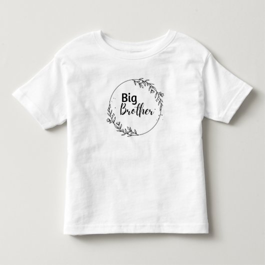 Outfits voor grote broer kinder shirts (Voorkant)