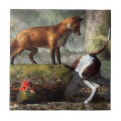 Outfoxed Tegeltje (Voorkant)