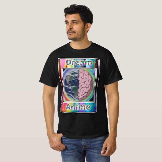 Outhought Dream Anime T-shirt (Voorkant volledig)