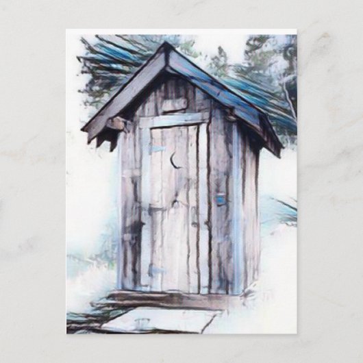 OUTHOUSE ART BRIEFKAARTEN (Voorkant)