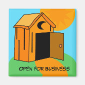 Outhouse Magneet (Voorkant)