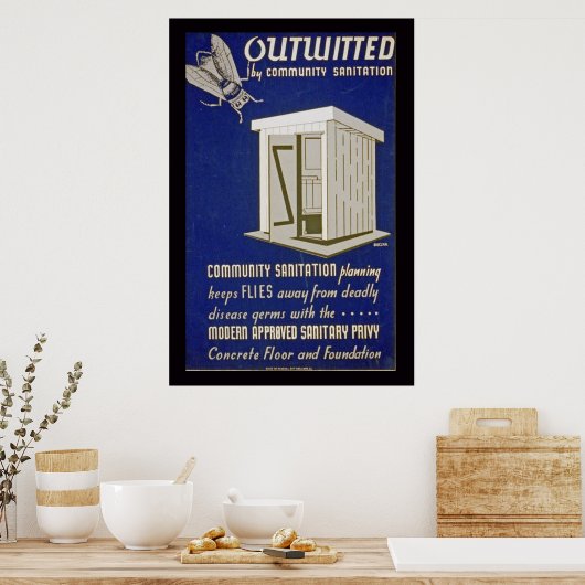Outhouse Outwitse Poster (Keuken)
