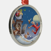 Outhouse Santa Ornament (Rechts)