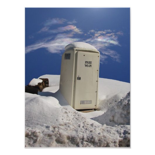 OutHouse WiFi ~ Foto Afdruk (Voorkant)