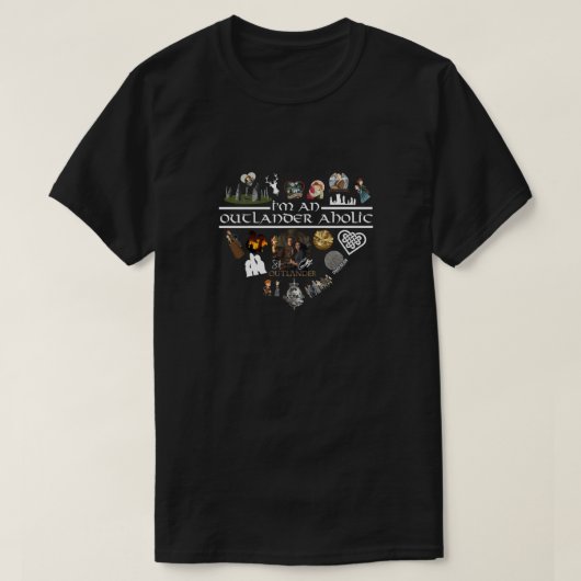 Outlander-Aholic Classic T-shirt (Design voorkant)