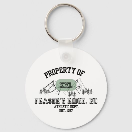 OUTLANDER Eigenschap van Fraser's Ridge Sleutelhanger (Voorkant)
