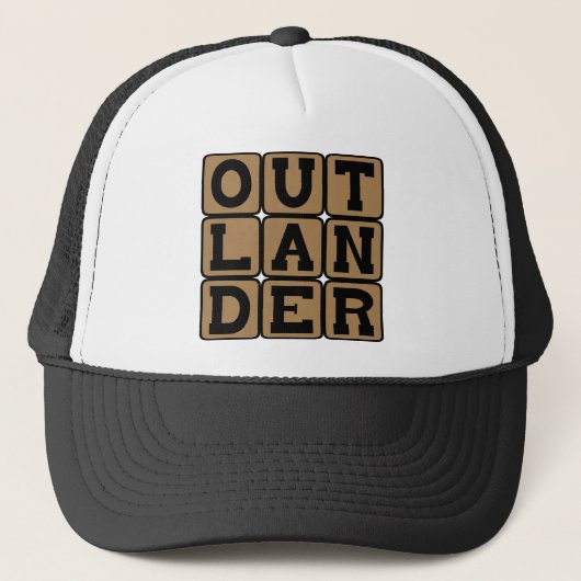 Outlander, Vreemdeling of Buitenstaander Trucker Pet (Voorkant)