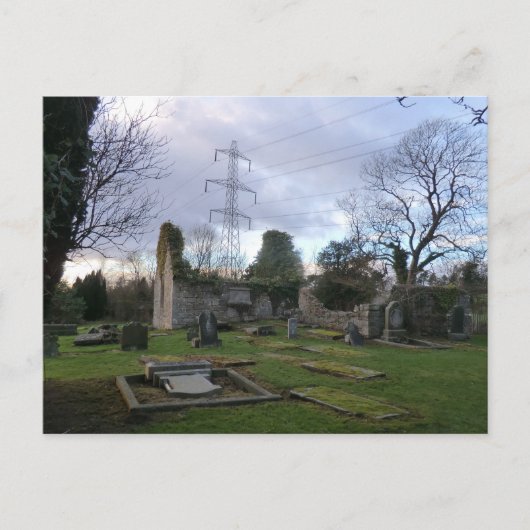 Outlander's Black Kirk: Film Location Church Ruins Briefkaart (Voorkant)