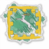 Outlands Bevolkingsbadge Sticker (Voorkant)