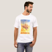  Outlaw 55 Bucking Cowboy T-shirt (Voorkant volledig)