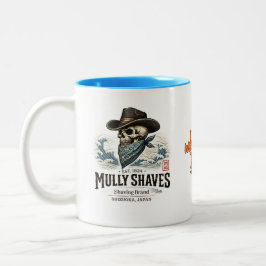 Outlaw Barbershop Japan Mug Tweekleurige Koffiemok