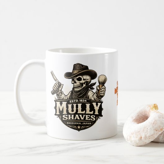 Outlaw Barbershop Mug Koffiemok (Met donut)