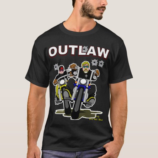 OUTLAW BIKERS T-SHIRT (Voorkant)