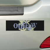 Outlaw & Green Leaf Bumpersticker (Op auto)