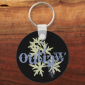 Outlaw & Green Leaf Sleutelhanger (Voorkant)