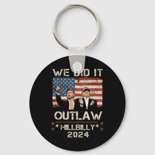 Outlaw Hillbilly 2024 Trump Vance We hebben het ge Sleutelhanger