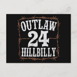Outlaw Hillbilly 2024 Westerse Trump Vance 2024  Briefkaart