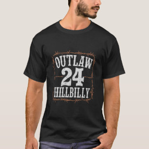 Outlaw Hillbilly 2024 Westerse Trump Vance 2024  T-shirt