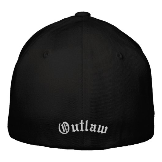Outlaw honkbalpet geborduurde pet (Achterkant)