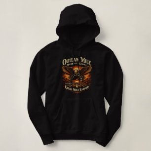 Outlaw Mile Motorfiets Garage T-shirt Vintage