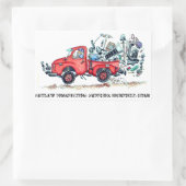 Outlaw Prospecting Supplies Truck Sticker (Tas)