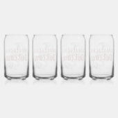 Outlaw uit Redneck Appalachia Blikvorm Glas (Achterkant)