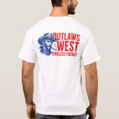 Outlaw West Cowboy T-shirt (Achterkant)