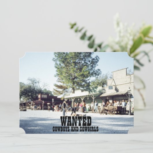 Outlaw Wild West Western Boy Verjaardag Cowboy Kaart (Staand voorkant)