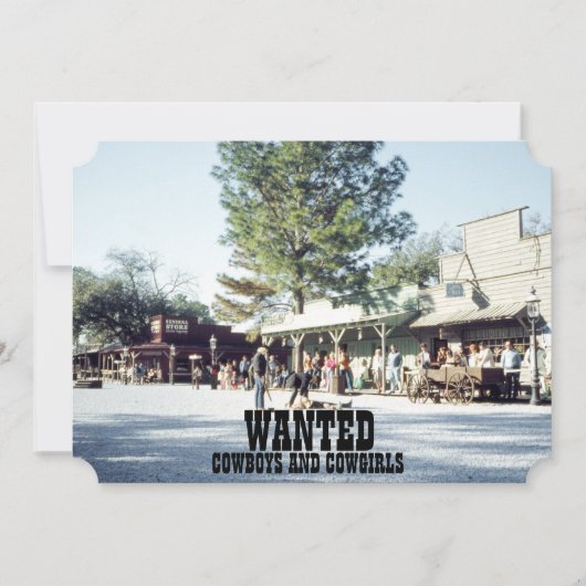 Outlaw Wild West Western Boy Verjaardag Cowboy Kaart (Voorkant)