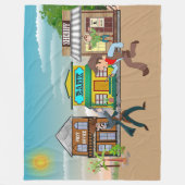 Outlaw's Cozy Retreat Fleece Deken (Voorkant)