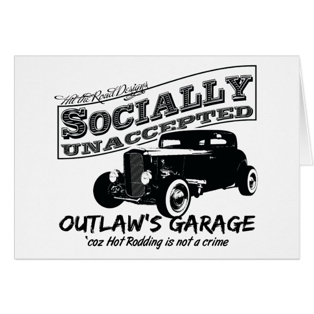 Outlaw's Garage. Maatschappelijk niet geaccepteerd (Voorkant Horizontaal)