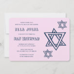 OUTLINE LETTERS STAR OF DAVID Custom BAR Mitzvah Kaart<br><div class="desc">Perfect card to announce a bar or bat mitzvah! Hand made art for you with star of david on the front and back side! FULLY CUSTOMIZABLE! Click on “Personalize” above to edit the text. Click "edit using design tool" to adjust the fonts, colors and placements and to delete the back...</div>