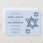 OUTLINE LETTERS STAR OF DAVID Custom BAR Mitzvah Kaart<br><div class="desc">Perfect card to announce a bar or bat mitzvah! Hand made art for you with star of david on the front and back side! FULLY CUSTOMIZABLE! Click on “Personalize” above to edit the text. Click "edit using design tool" to adjust the fonts, colors and placements and to delete the back...</div>