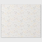 Outline Paddenstoel patroon in aardtonen Cadeaupapier (Vlak)