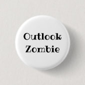 Outlook Zombie Grappige Kantoor Speldje (Voorkant)